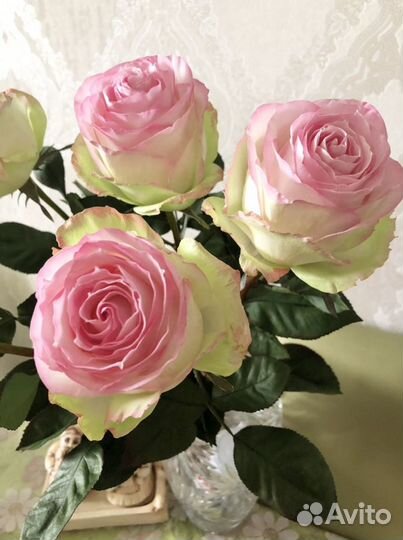 Розы из фоамирана