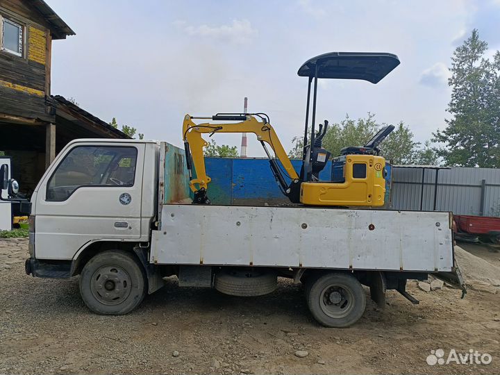 Услуги мини экскаватора, гидромолот,ямобур