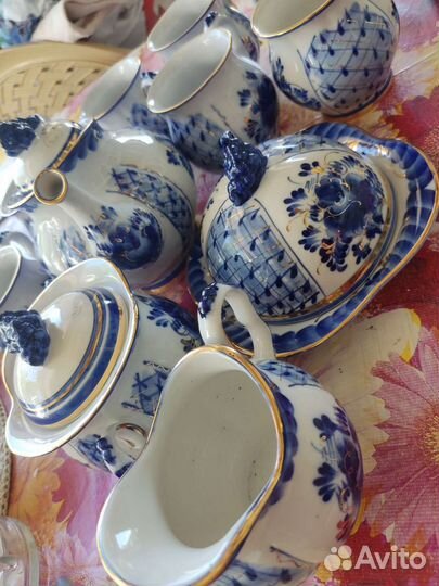 Чайный сервиз гжель