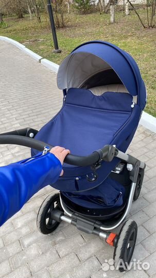 Коляска stokke trailz 2 в 1, летний кит