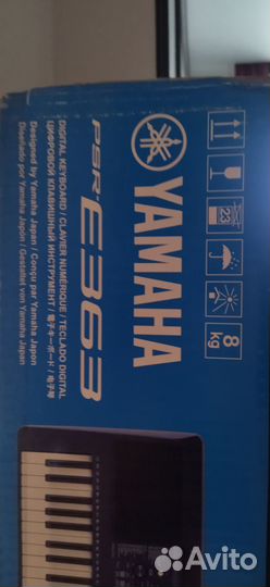 Синтезатор yamaha psr e363