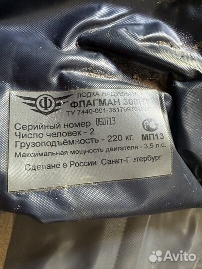 Надувная лодка с моторрм