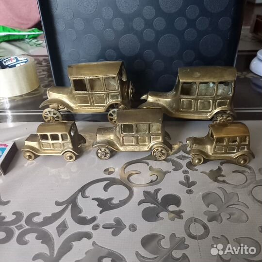 Модель автомобиля латунь