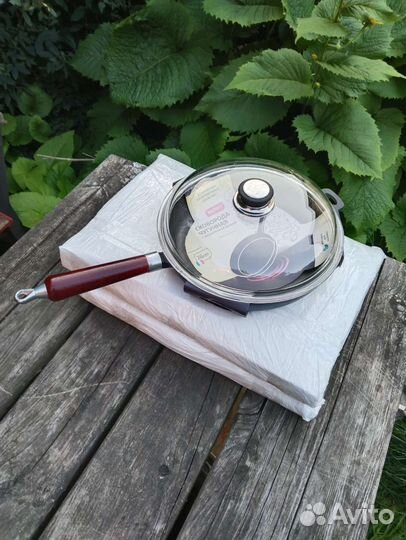 Сковорода чугунная с крышкой