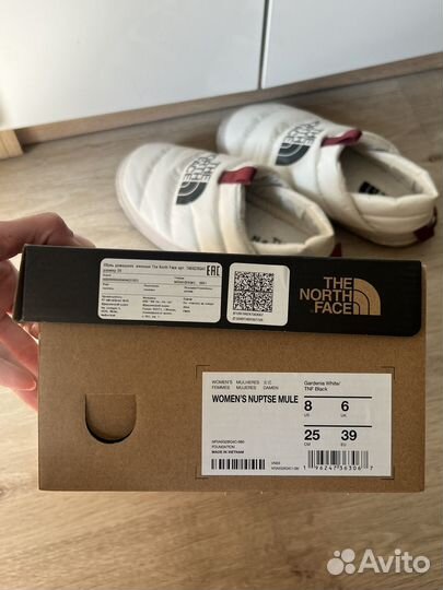 Женские уличные тапки The North Face Nuptse Mule