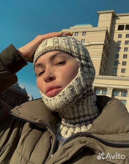 Балаклава вязаная (все размеры)