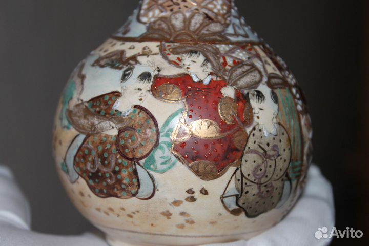 Антикварная Ваза Япония 