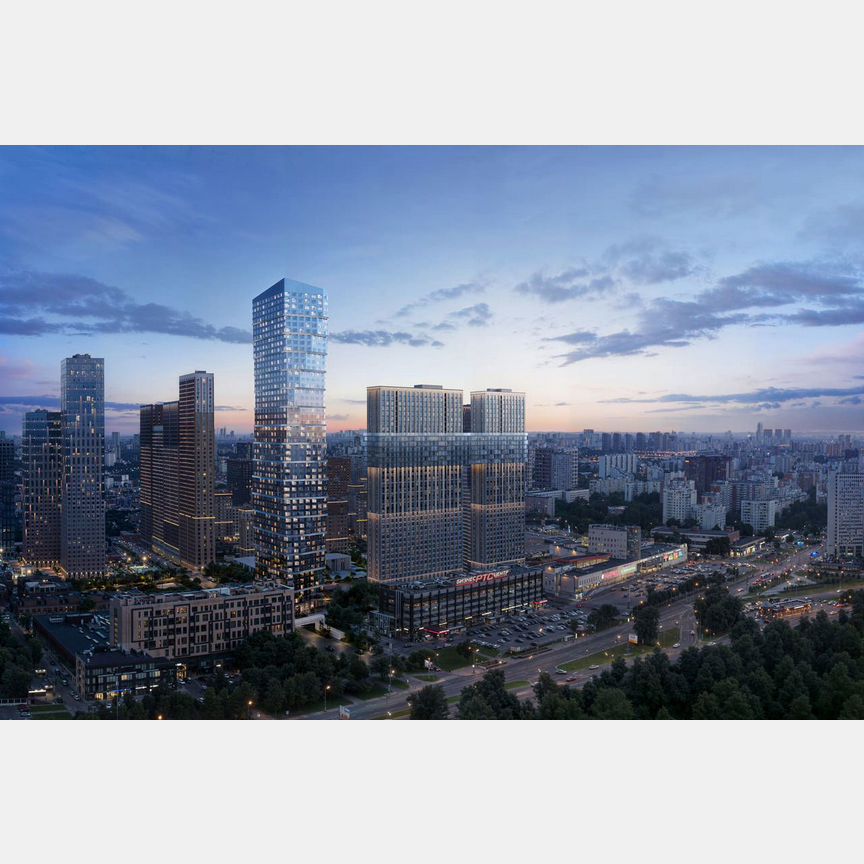 1-к. квартира, 54,8 м², 20/51 эт.