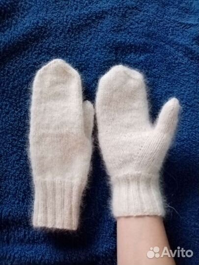 Варежки из собачьей шерсти