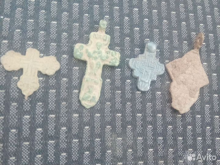 Крестик серебряный 84 пробы