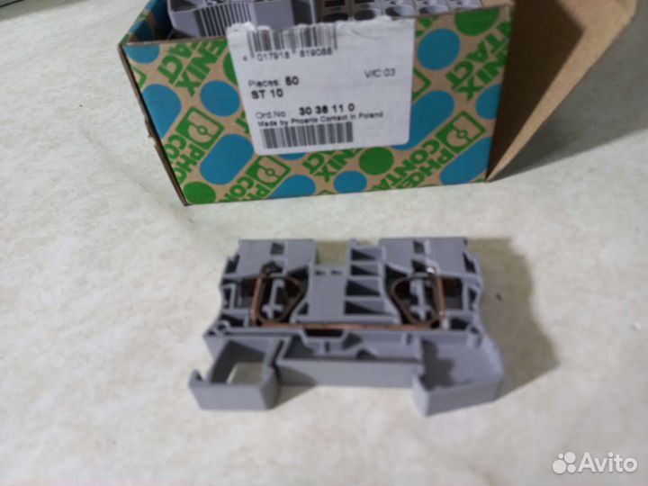 Клемма проходная ST 10 3036110 Phoenix contact