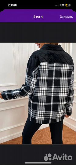Новая рубашка фланелевая 42-48