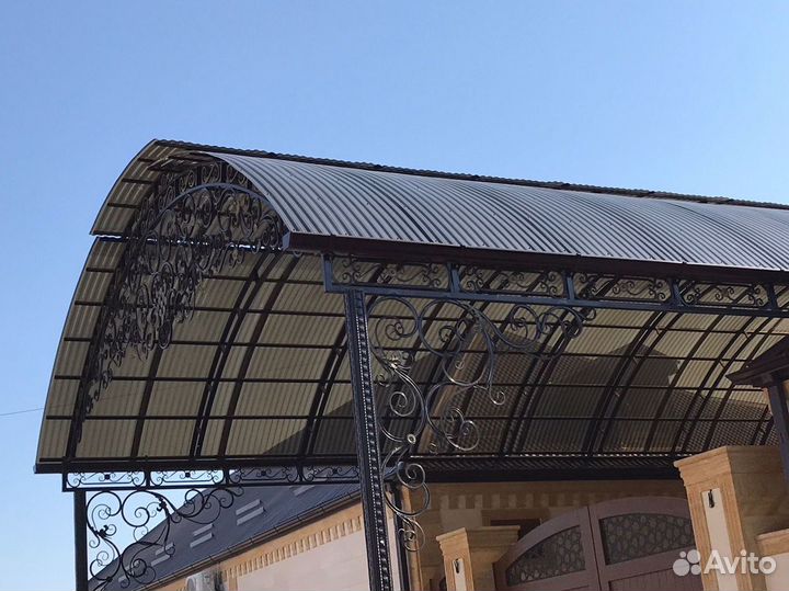 Навесы кованные