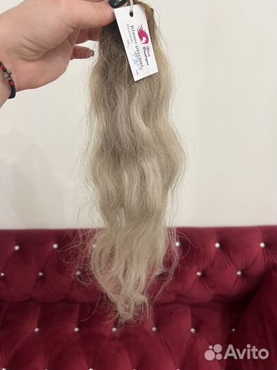 Волосы натуральные для наращивания в капсуле