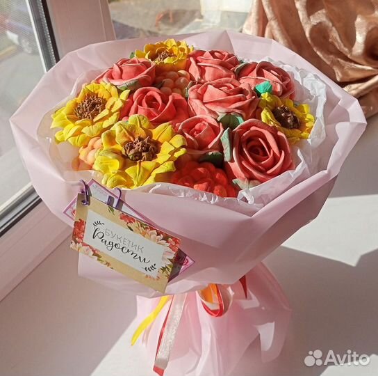 Букет из зефира