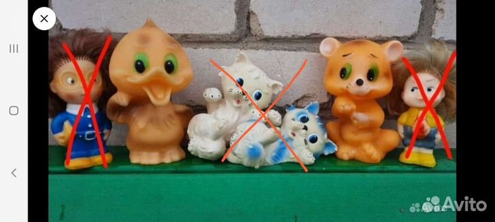 Коллекционные резиновые игрушки СССР