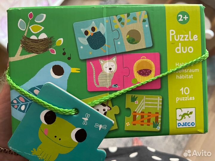 Пазл djeco 2+ кто где живет