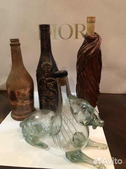 Бутылки декупаж