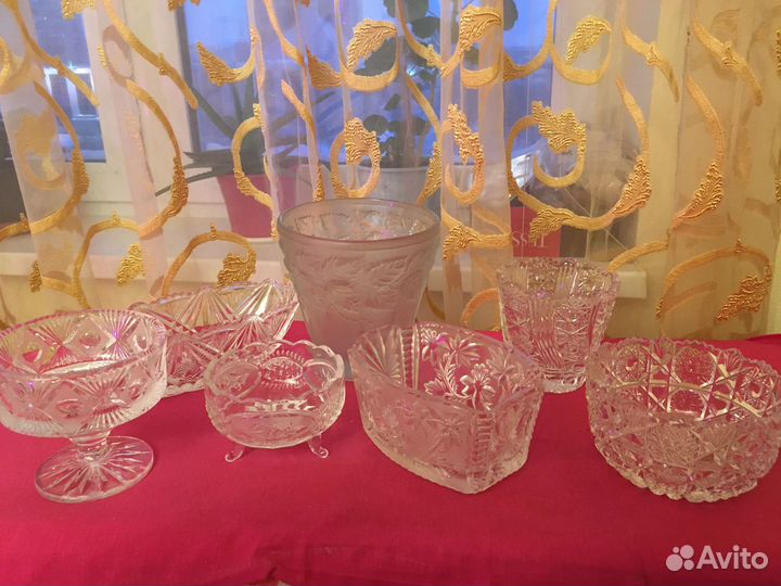 Хрустальная посуда СССР