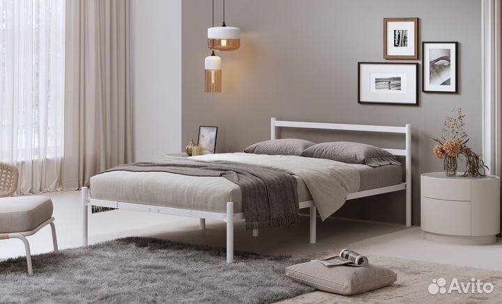 Кровать разборная металлическая Мета 04.100.9016