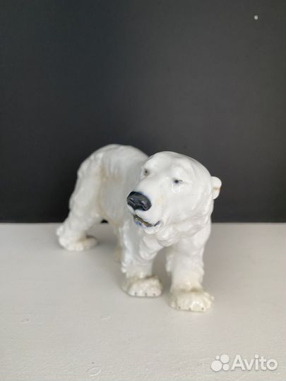 Статуэтка Белый Медведь Мейсен