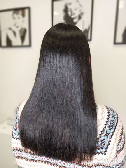 Кератиновое выпрямление