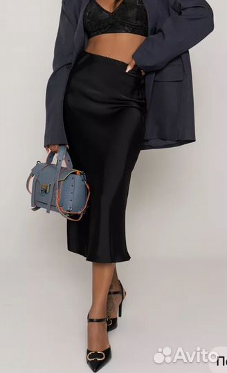 Атласная юбка