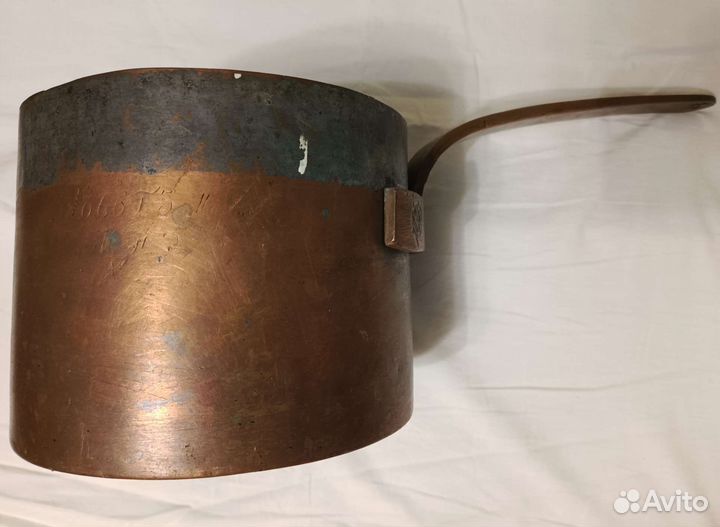Ковш медный царская Россия. 1866 г. Полковой