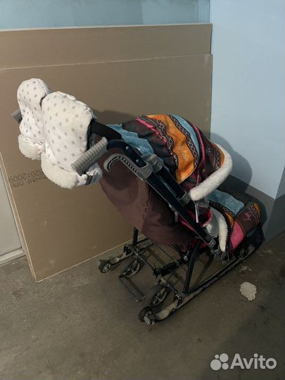 Коляска санки