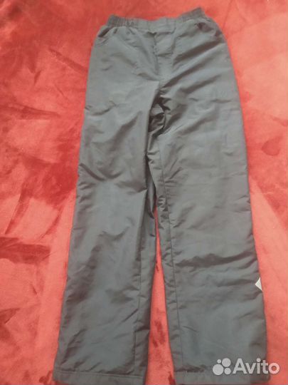 Штаны демисезонные на флисе 146