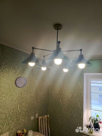 Люстра потолочная бу