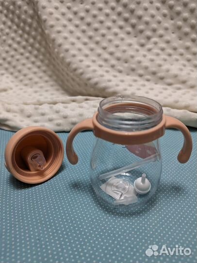 Поильник с трубочкой новый