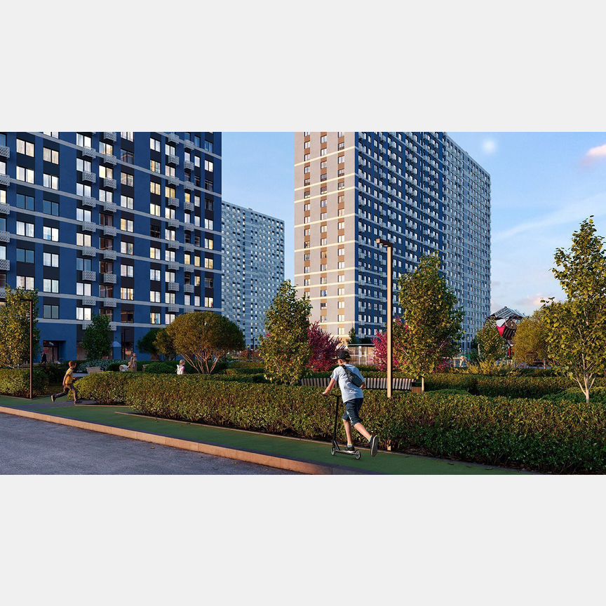 1-к. квартира, 36,8 м², 22/23 эт.