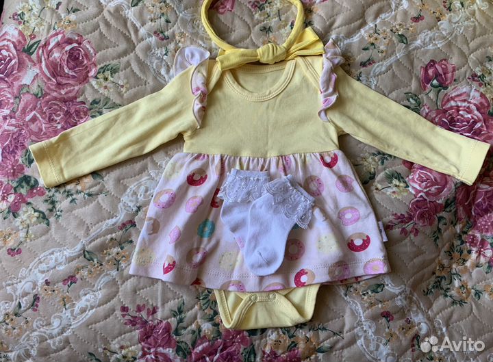 Боди для девочки 62-68 размер