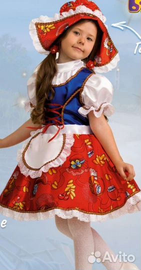 Костюм красной шапочки 122