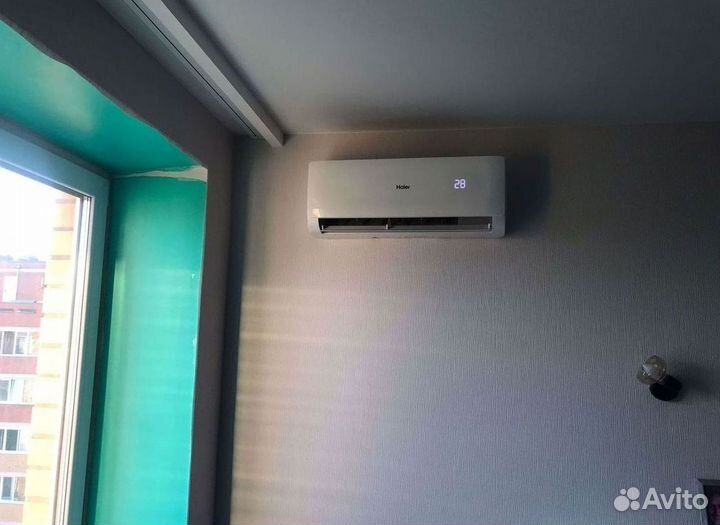 Сплит система с установкой