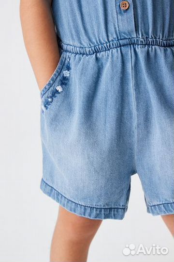 Новый джинсовый комбинезон next 110 из Англии