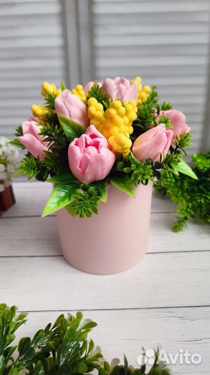 Букеты из мыла ручной работы