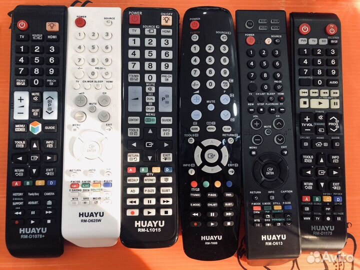 Пульты на разные телевизоры Samsung