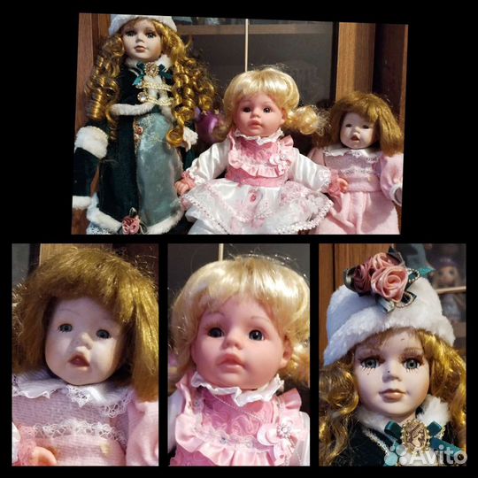Лот Кукол фарфоровых. Можно по одной