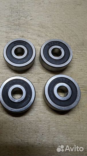 Глубокий шарикоподшипник с резиновым уплотнителем