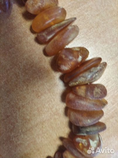 Бусы натуральный янтарь СССР