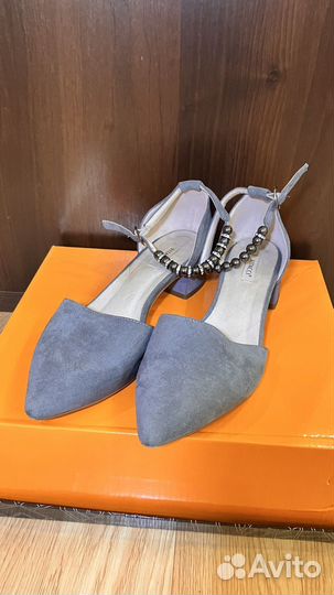 Туфли женские 37 размер натуральная замша