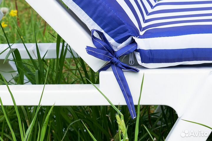 Gardeck Матрац для шезлонга Tweet бело-синий