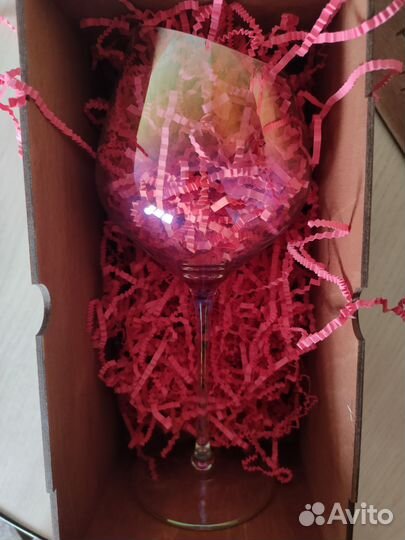 Коробка для Бокала + Бокал Перламутр