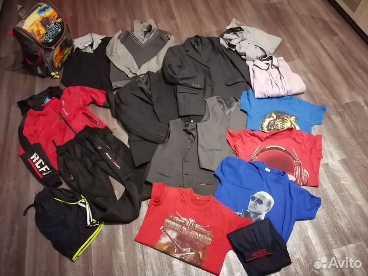 Вещи пакетом на мальчика 122 128 130
