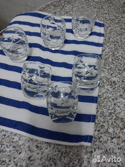 Хрустальные рюмки СССР