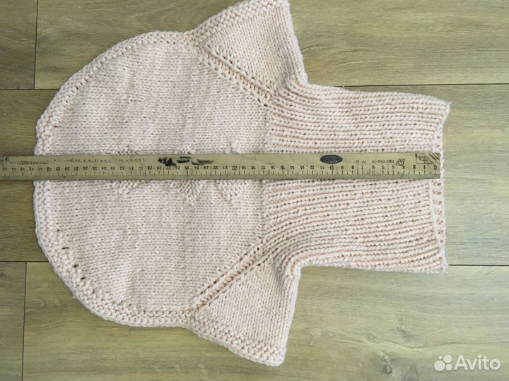 Манишка (шарф), шерсть, ручная работа