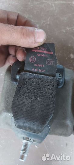 Ремень безопасности задний Peugeot 308