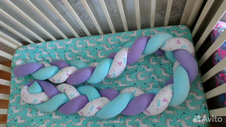 Бортик косичка